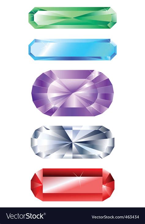 Jewels Royalty Free Vector Image Vectorstock