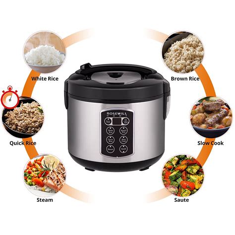 Aroma Stainless Steel Rice Cooker 14 Cup Aroma Professional 16 Cup