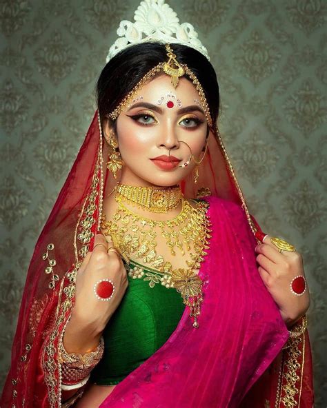 Wedmegood Brides Of Bengal On Instagram “pink And Green Seems To Be The Choice Of Millennial