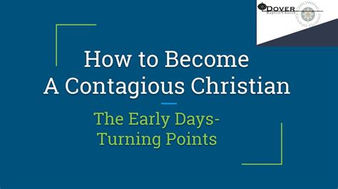 How To Become A Contagious Christian Ppt Download