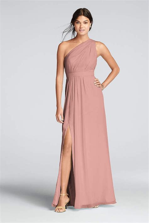 View One Shoulder Asymmetricalnot Applicable Bridesmaid Dress At David