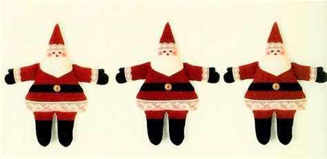 Vintage Sewing Pattern 16 Santa Doll And 32 Santa Etsy