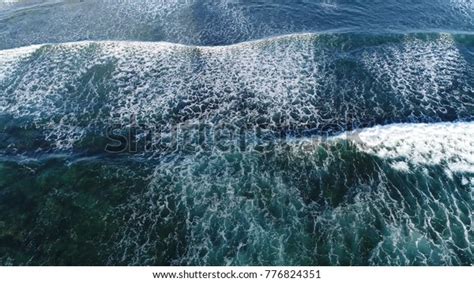 Aerial Top Down Photo Ocean Waves Stock Photo Edit Now 776824351