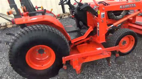 2008 Kubota B7800 Compact Tractor Loader Belly Mower 4x4 For Sale Youtube