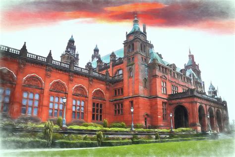 Kelvingrove Art Gallery And Museum Glasgow Scotland Painterly