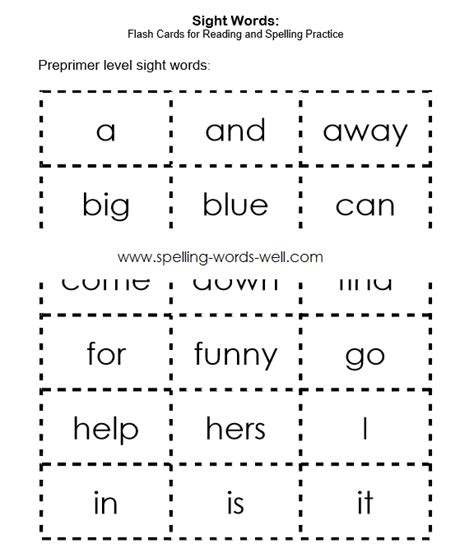 Maybe you would like to learn more about one of these? Sight Words Flash Cards & Sight Words Lists