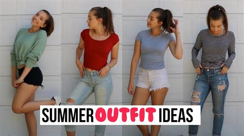 4 Summer Looks On One Person Summer Ootw Youtube