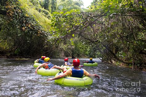 Tubing Down The White River Jamaica Photograph By Jason O Watson