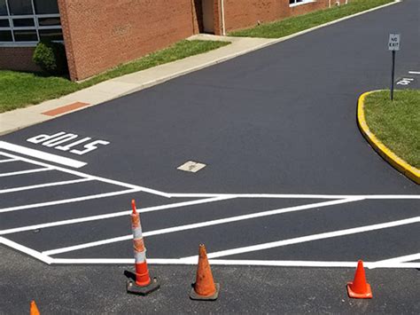 Line Striping And Painting Cincinnati Fairfield Oh Parking Lot