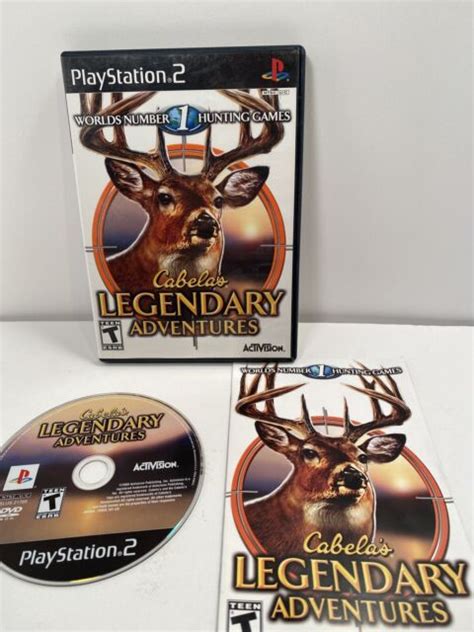 Cabela S Legendary Adventures Playstation 2 Ps2 Game Complete And Tested Ebay