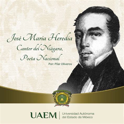 José María Heredia Cantor Del Niágara Poeta Nacional By Museo De