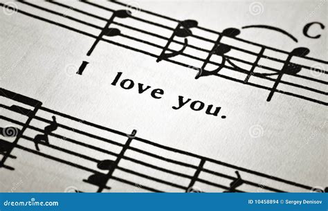 Piece Of Musical Notes Stock Photo Image Of Presentation 10458894