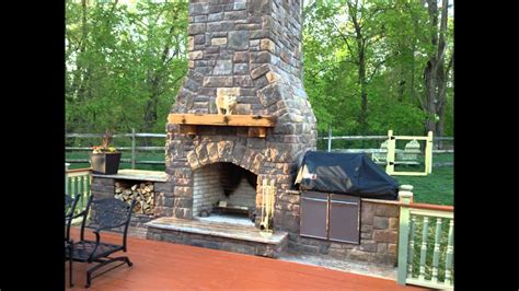 Outdoor Fireplace And Smoker Youtube