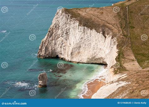 Jurassic Coast Dorset England Uk Old Harry Rocks Chalk Formations