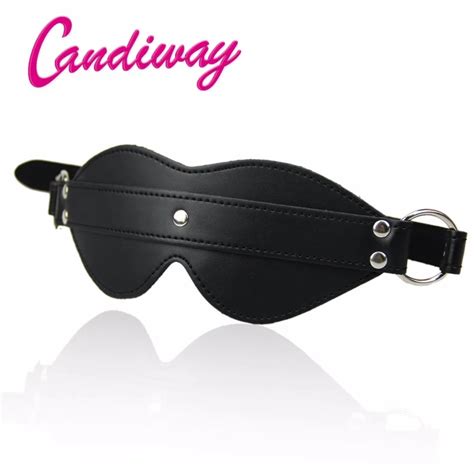 Masque En Cuir Avec Les Yeux Band S Pour Adultes Bdsm Flirt Sex Toy