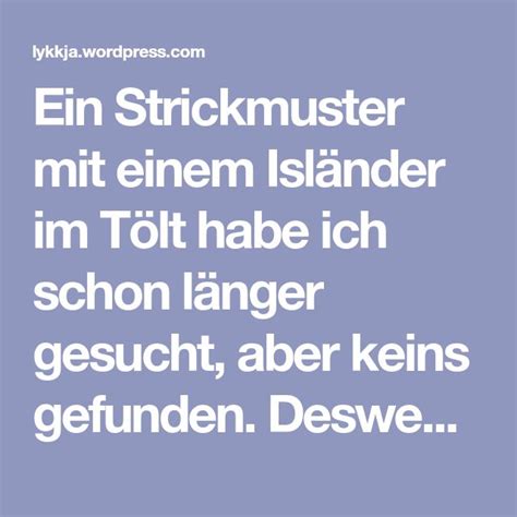 1000 strickmuster » 033 pferd. Töltendes Islandpferd | Strickmuster, Islandpferde, Pferd