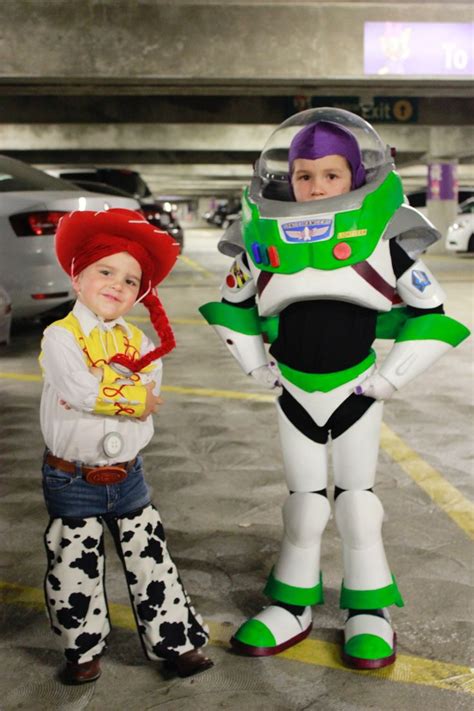 Homemade Buzz Lightyear And Jessie Costumes