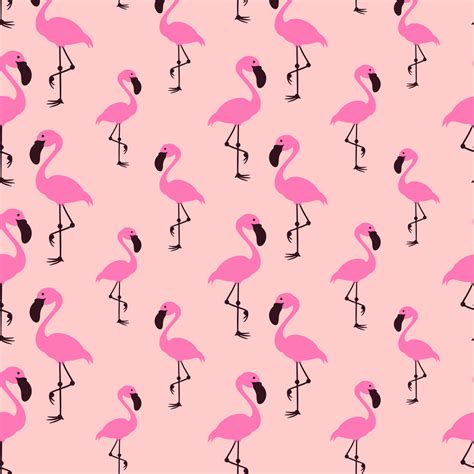Flamingo Seamless Vector Pattern Background 6044757 Vector Art At Vecteezy