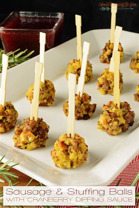 Sausage And Stuffing Balls Best Thanksgiving Appetizers