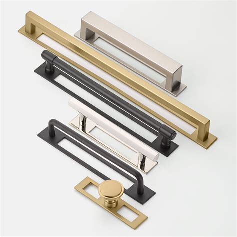 Modern Cabinet Hardware Collection 4 Long Backplate For Knob In