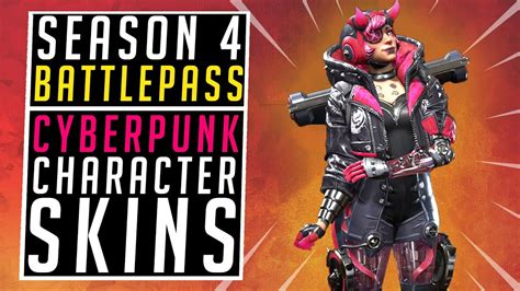 Apex Legends Season 4 Cyberpunk Character Skins Clothes
