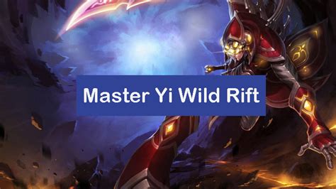 Master Yi Wild Rift Build 2023 Items Runes Combo Pro Zathong
