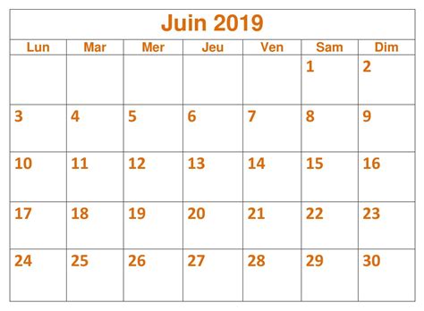 Calendrier Juin Word 2019 Blank Calendar Template June 2019 Calendar