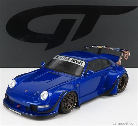 Gt Spirit Gt857 Scale 118 Porsche 911 964 Rwb Body Kit Tsubaki 1992 Blue