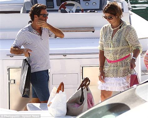 Roger Federer And Wife Mirka Wind Down After Wimbledon With Luxury Boat