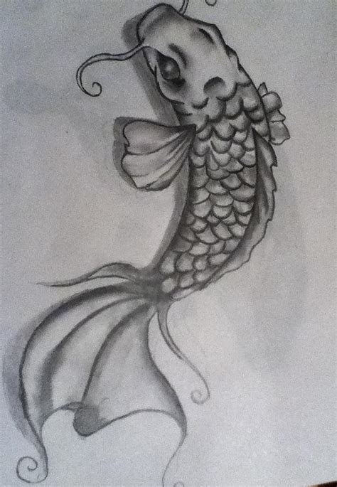 Majestic Fish Drawing By Gennah Lamphier