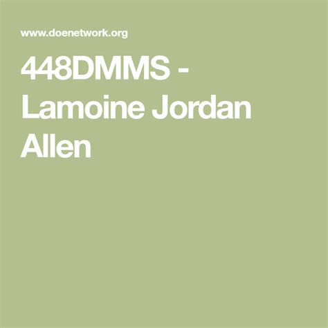 448dmms Lamoine Jordan Allen Jordans Missing Persons Person