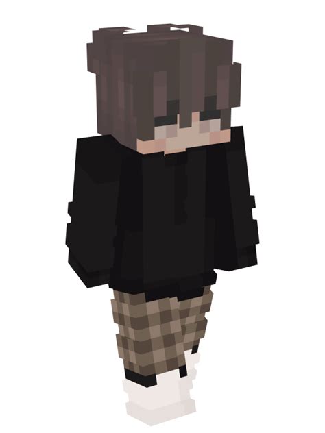 Anime Boy Minecraft Skin Layout