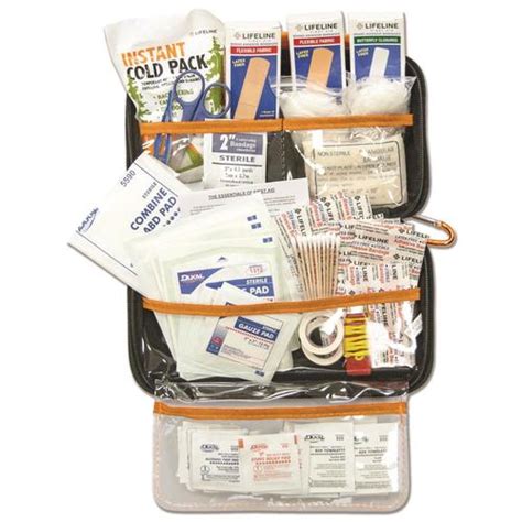 Lifeline First Aid 121 Piece Nylon All Purpose First Aid Kit In The