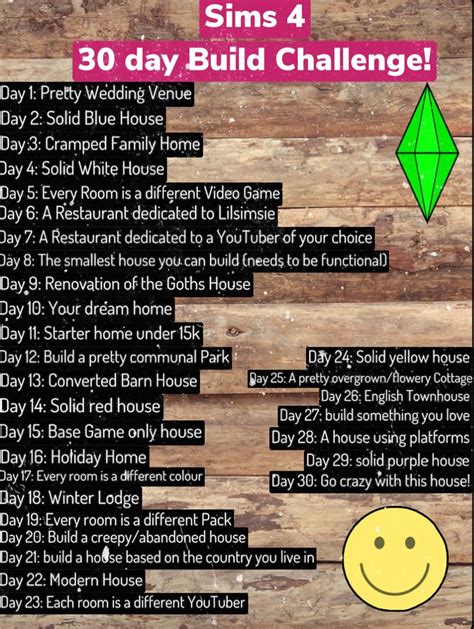Sims 4 30 Day Build Challenge ⭐️ Sims 4 Challenges Sims Challenge