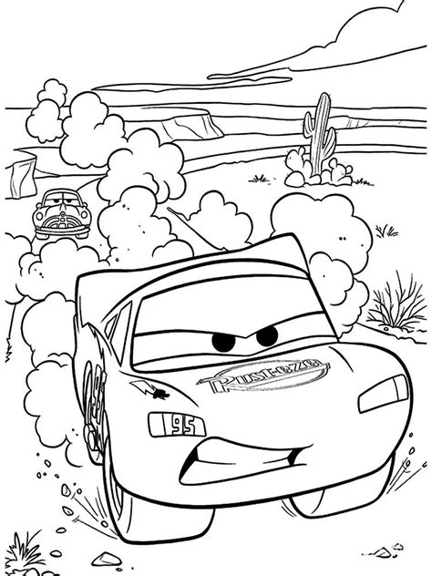 Lightning Mcqueen Coloring Pages For Boys For 5 Years Kids