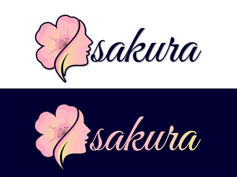 Sakura Logo Design By Minhaj Mithun On Dribbble