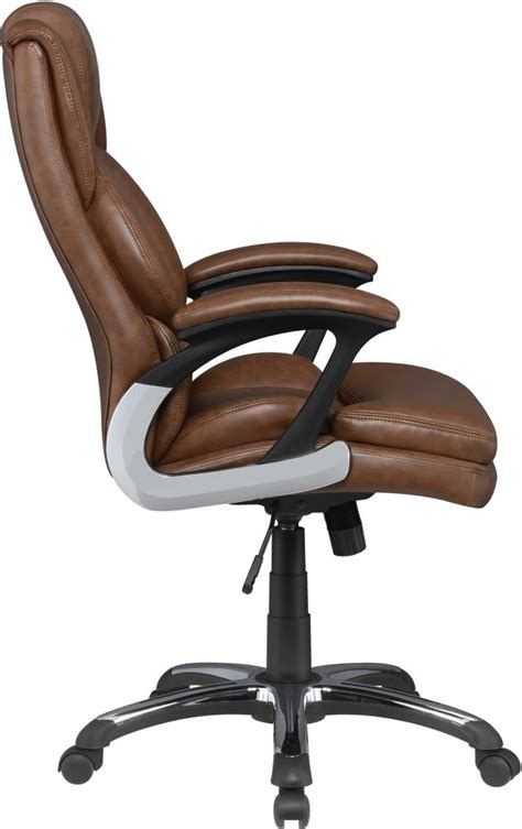 Coaster Brown And Black Office Chair Evans Furniture Galleries