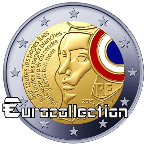 2 Euro France 2015 Fête De La Fédération Bu Couleur Eurocollection