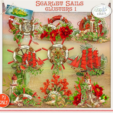 Adika Scrap Scarlet Sails