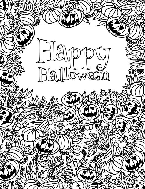 ça Halloween Dessin A Colorier Et Imprimer Gratuit - Joyeux Halloween Party coloriage 31 octobre - Artherapie.ca