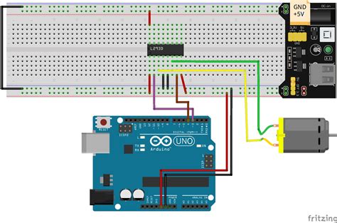 Arduino Lesson L293d With Dc Motor