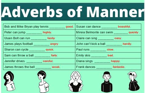 There are five types of adverbs: Adverb Of Manner Good