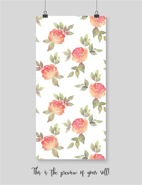 Vintage Roses Removable Wallpaper Flowers Wall Decor Floral Wall