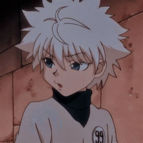 Killua White Background Aesthetic Killua Minimalist By