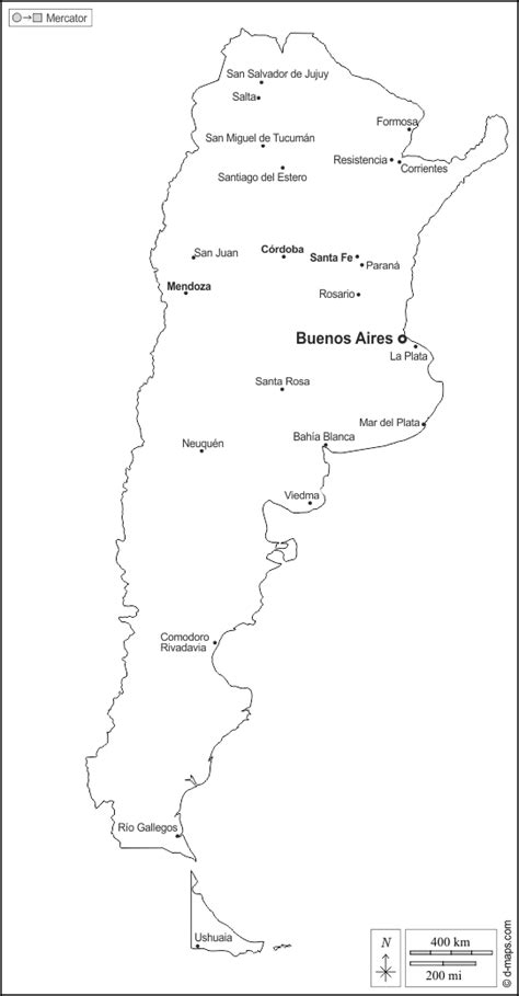 Argentina Mapa Gratuito Mapa Mudo Gratuito Mapa En Blanco Gratuito