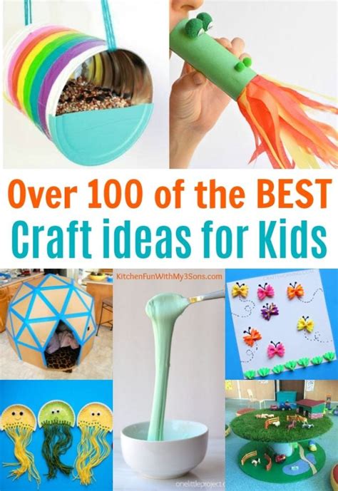 Over 100 Of The Best Craft Ideas For Kids Kitchen Fun With My 3 Sons
