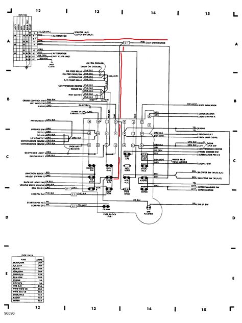 97 Chevy Ignition Switch Wiring Diagram