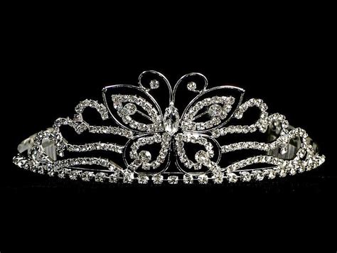 Rhinestone Butterfly Tiara Rhinestone Tiara Pretty Jewellery