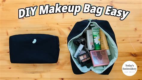 How To Make Makeup Pouch Bag And Diy Makeup Bag Easy At Home Step By