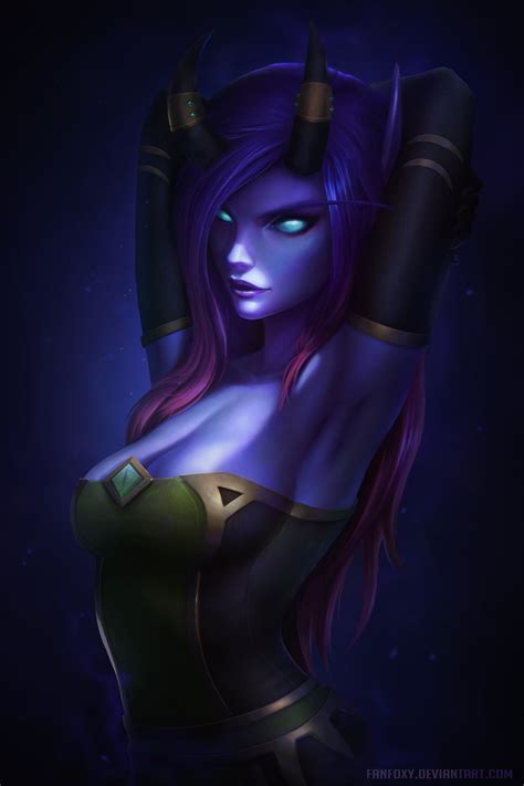 Void Elf By Fanfoxy R Wow